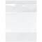 Plymor 12" x 15", 4 Mil with White-Block Heavy Duty Zipper Reclosable Plastic Bags
